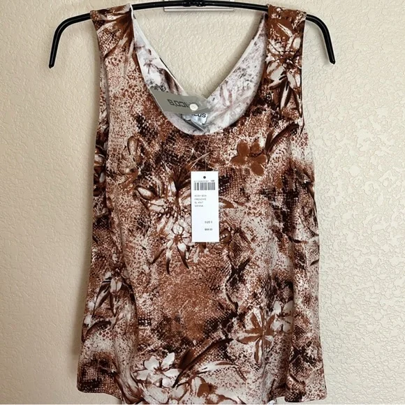 🆕 Chico’s 2 pc silk blend Frenchie tank & cardigan with sequins Size 0 - Picture 7 of 9